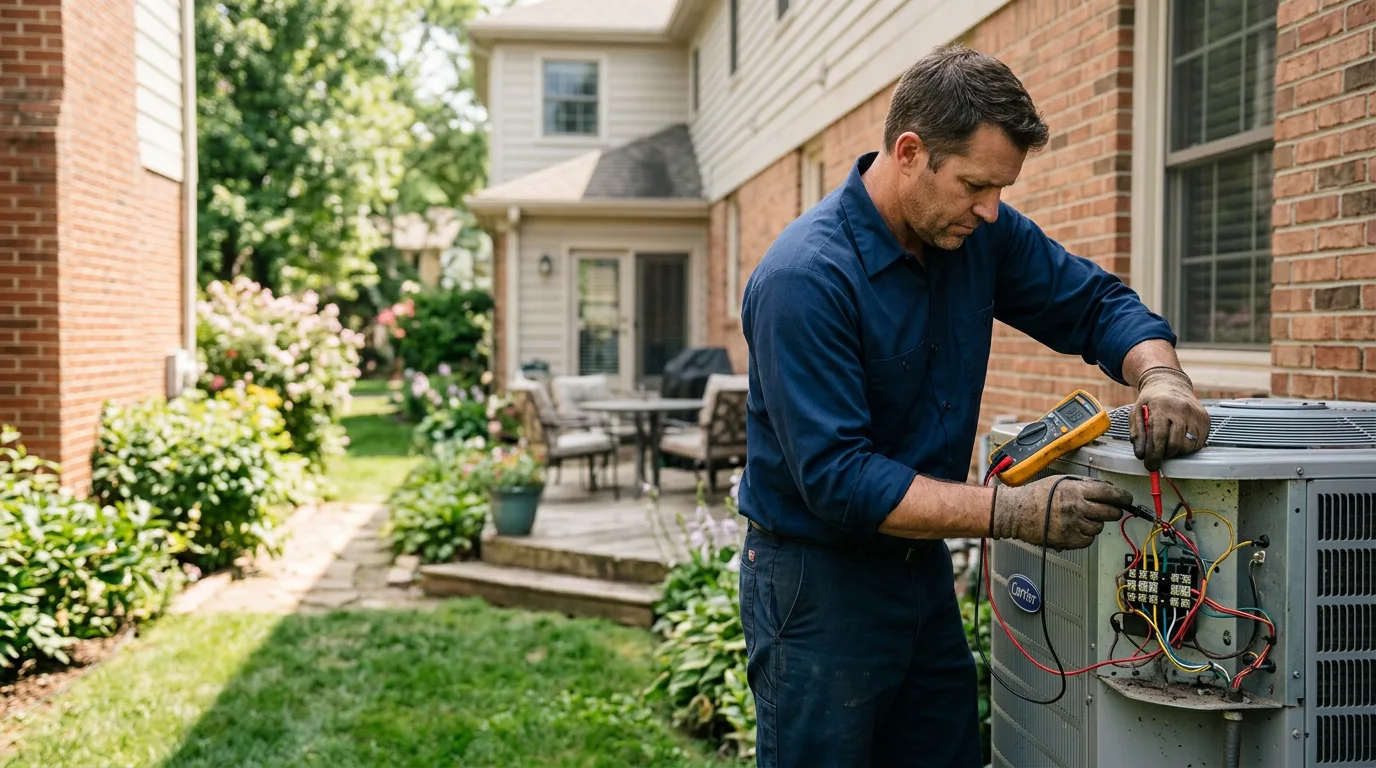 HVAC technician working near Black River, MI